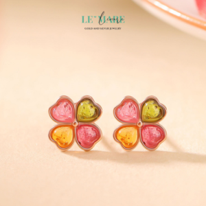 Khuyên tai Ngọc Bích BNKT59