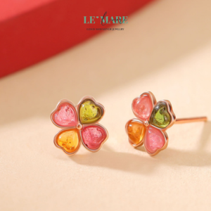 Alternative view of Khuyên tai Ngọc Bích BNKT59