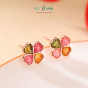 Khuyên tai Ngọc Bích BNKT59 Khuyên tai Ngọc Bích BNKT59 Le'mare Jewelry LMJ