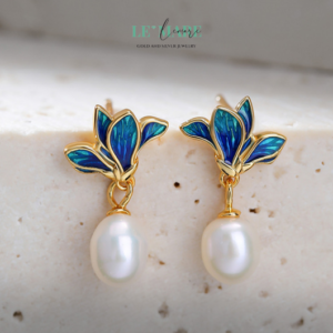 Alternative view of Khuyên tai Bạc BNKT60