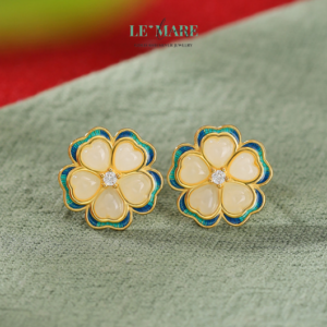 Khuyên tai Ngọc Bích nữ BNKT61