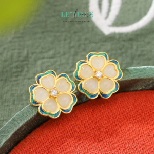 Alternative view of Khuyên tai Ngọc Bích  nữ    BNKT61