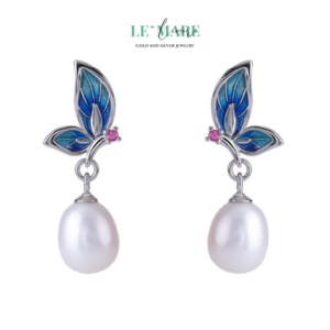 Khuyên tai Bạc nữ BNKT62 Khuyên tai Bạc nữ BNKT62 Le'mare Jewelry LMJ