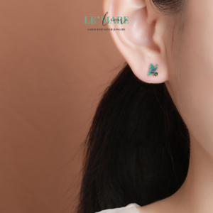 Khuyên tai Bạc nữ BNKT64 Khuyên tai Bạc nữ BNKT64 Le'mare Jewelry LMJ