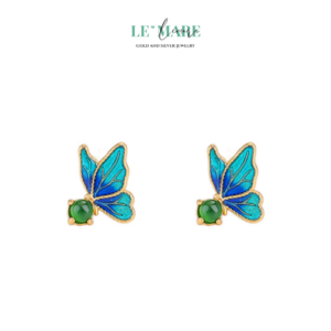 Khuyên tai Bạc nữ BNKT64 Khuyên tai Bạc nữ BNKT64 Le'mare Jewelry LMJ