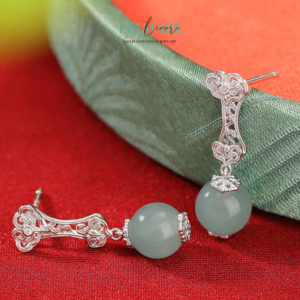 Alternative view of Khuyên tai Ngọc Bích nữ  BNKT66