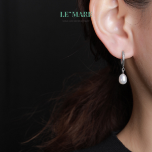Khuyên tai Bạc nữ BNKT69 Khuyên tai Bạc nữ BNKT69 Le'mare Jewelry LMJ