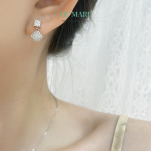 Khuyên tai Ngọc Bích nữ BNKT79 Khuyên tai Ngọc Bích nữ BNKT79 Le'mare Jewelry LMJ