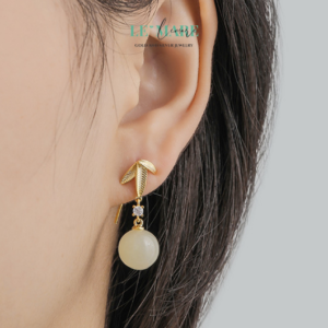 Khuyên tai Bạc nữ BNKT82 Khuyên tai Bạc nữ BNKT82 Le'mare Jewelry LMJ