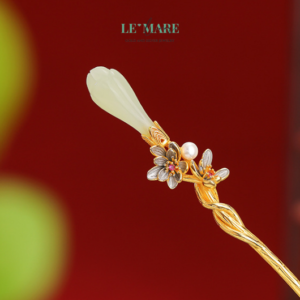 Trâm Cài Tóc Thanh Hoa – Khi nụ hoa ngọc bích chớm nở giữa mái tóc người thiếu nữ BNTC01 Trâm Cài Tóc Thanh Hoa – Khi nụ hoa ngọc bích chớm nở giữa mái tóc người thiếu nữ BNTC01 Le'mare Jewelry LMJ