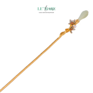 Trâm Cài Tóc Thanh Hoa – Khi nụ hoa ngọc bích chớm nở giữa mái tóc người thiếu nữ BNTC01 Trâm Cài Tóc Thanh Hoa – Khi nụ hoa ngọc bích chớm nở giữa mái tóc người thiếu nữ BNTC01 Le'mare Jewelry LMJ