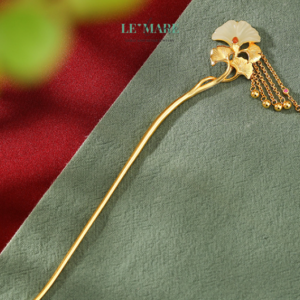 Trâm Cài Tóc Trầm Diệp – Thanh sắc ngọc bích, lay động mùa hoa nở BNTC02