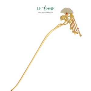 Trâm Cài Tóc Trầm Diệp – Thanh sắc ngọc bích, lay động mùa hoa nở BNTC02 Trâm Cài Tóc Trầm Diệp – Thanh sắc ngọc bích, lay động mùa hoa nở BNTC02 Le'mare Jewelry LMJ