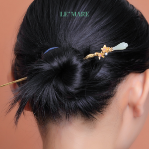 Trâm cài tóc ngọc bích Hoàng Diệp – Đóa hoa vàng rực rỡ trên mái tóc người thương BNTC03 Trâm cài tóc ngọc bích Hoàng Diệp – Đóa hoa vàng rực rỡ trên mái tóc người thương BNTC03 Le'mare Jewelry LMJ