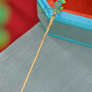 Trâm cài tóc ngọc bích Thanh Hoa – Cành hoa ngọc bích nở rộ trong mái tóc nàng BNTC04