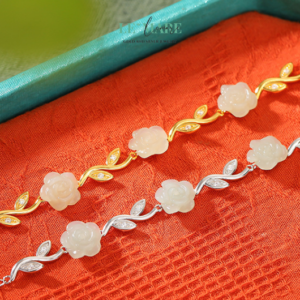 Vòng tay ngọc bích nữ Florabéa – Khi Hoa Lá Và Ngọc Bích Cùng Thì Thầm Trên Cổ Tay BNVT18 Vòng tay ngọc bích nữ Florabéa – Khi Hoa Lá Và Ngọc Bích Cùng Thì Thầm Trên Cổ Tay BNVT18 Le'mare Jewelry LMJ