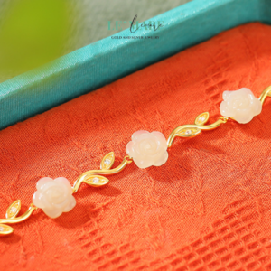 Vòng tay ngọc bích nữ Florabéa – Khi Hoa Lá Và Ngọc Bích Cùng Thì Thầm Trên Cổ Tay BNVT18 Vòng tay ngọc bích nữ Florabéa – Khi Hoa Lá Và Ngọc Bích Cùng Thì Thầm Trên Cổ Tay BNVT18 Le'mare Jewelry LMJ