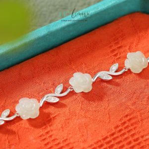 Vòng tay ngọc bích nữ Florabéa – Khi Hoa Lá Và Ngọc Bích Cùng Thì Thầm Trên Cổ Tay BNVT18 Vòng tay ngọc bích nữ Florabéa – Khi Hoa Lá Và Ngọc Bích Cùng Thì Thầm Trên Cổ Tay BNVT18 Le'mare Jewelry LMJ