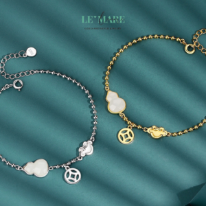 Vòng tay ngọc bích nữ Ngọc Phúc Tài – Vòng tay ngọc bích nữ mang tài lộc và phúc khí vẹn tròn BNVT20