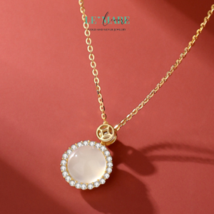 Vòng tay ngọc bích Tinh Tú Dẫn Lối – Vòng tay ngọc bích nữ chạm vào ánh sáng vũ trụ BNVT24