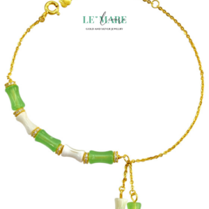 Vòng Tay Ngọc Bích Nữ – Mộc Trúc BNVT25 Vòng Tay Ngọc Bích Nữ – Mộc Trúc BNVT25 Le'mare Jewelry LMJ
