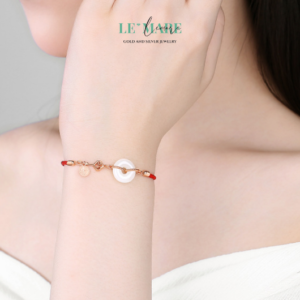 Tâm Nguyệt – Vòng tay ngọc bích nữ như vầng trăng dịu dàng của trái tim BNVT28