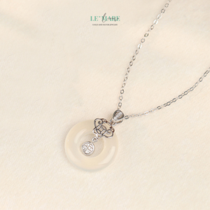 Dây Chuyền Bạc Nữ Ngọc Hòa Điền Đồng Điếu – May Mắn Và Tài Lộc BNDC68