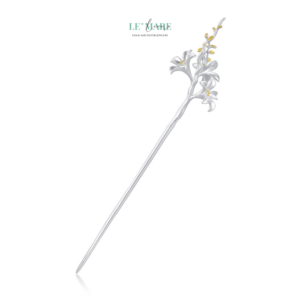 Trâm Cài Tóc Hoa Bách Hợp Thanh Cao – Bạc S925 BNTC25 Trâm Cài Tóc Hoa Bách Hợp Thanh Cao – Bạc S925 BNTC25 Le'mare Jewelry LMJ