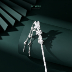 Trâm Cài Tóc Hoa Trong Mưa Bạc S925 – Tinh Khôi Và Tươi Mới BNTC26 Le'mare Jewelry LMJ