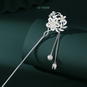 Trâm Cài Tóc Khúc Ca Của Muôn Hoa Bạc S925 – Dịu Dàng Và Rực Rỡ BNTC31