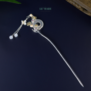 Trâm Cài Tóc Ngọc Hòa Điền Đồng Điếu Mặt Hồ Mùa Xuân BNTC34 Trâm Cài Tóc Ngọc Hòa Điền Đồng Điếu Mặt Hồ Mùa Xuân BNTC34 Le'mare Jewelry LMJ