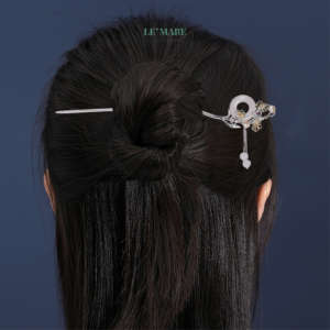 Trâm Cài Tóc Ngọc Hòa Điền Đồng Điếu Mặt Hồ Mùa Xuân BNTC34