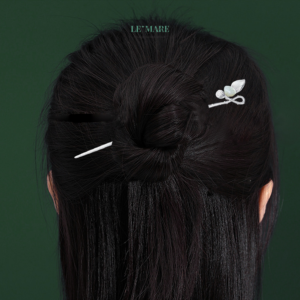 Trâm Cài Tóc Ngọc Bích Cánh Sen Đầu Tiên BNTC35