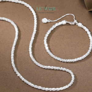 Dây chuyền bạc nữ Lumié – Dây chuyền bạc nữ chạm vào ánh sáng BNDC16