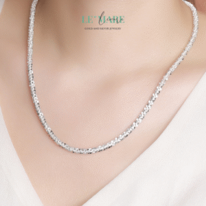 Dây chuyền bạc nữ Lumié – Dây chuyền bạc nữ chạm vào ánh sáng BNDC16 Dây chuyền bạc nữ Lumié – Dây chuyền bạc nữ chạm vào ánh sáng BNDC16 Le'mare Jewelry LMJ