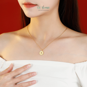 Dây chuyền bạc nữ Tiền Tâm – Ánh bạc của phú quý, thanh tịnh và viên mãn BNDC59 Dây chuyền bạc nữ Tiền Tâm – Ánh bạc của phú quý, thanh tịnh và viên mãn BNDC59 Le'mare Jewelry LMJ