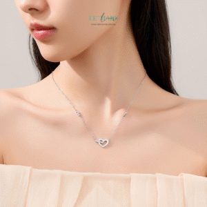 Dây Chuyền Bạc Nữ Trái Tim Đang Yêu – Ngọt Ngào Và Say Đắm BNDC69 Dây Chuyền Bạc Nữ Trái Tim Đang Yêu – Ngọt Ngào Và Say Đắm BNDC69 Le'mare Jewelry LMJ