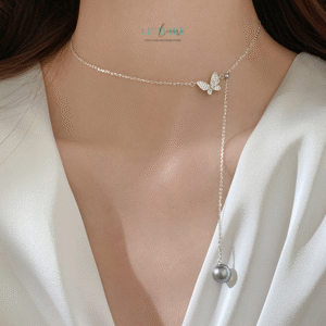 Dây chuyền bạc nữ Huyễn Điệp – Khi cánh bướm chạm khẽ vào tim BNDC89 Dây chuyền bạc nữ Huyễn Điệp – Khi cánh bướm chạm khẽ vào tim BNDC89 Le'mare Jewelry LMJ