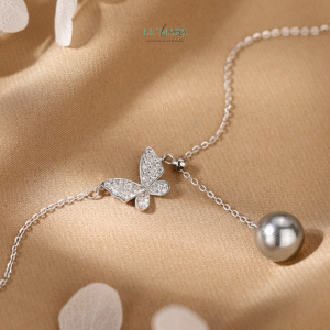 Dây chuyền bạc nữ Huyễn Điệp – Khi cánh bướm chạm khẽ vào tim BNDC89 Dây chuyền bạc nữ Huyễn Điệp – Khi cánh bướm chạm khẽ vào tim BNDC89 Le'mare Jewelry LMJ