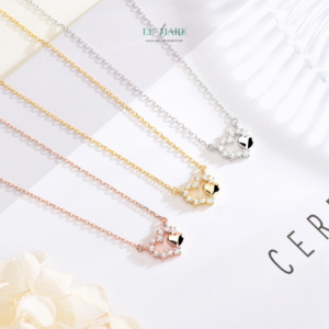 Dây chuyền bạc nữ Tương Tâm – Hai trái tim cùng nhịp, một ánh bạc, muôn nghĩa tình BNDC93 Dây chuyền bạc nữ Tương Tâm – Hai trái tim cùng nhịp, một ánh bạc, muôn nghĩa tình BNDC93 Le'mare Jewelry LMJ