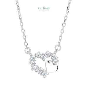 Dây chuyền bạc nữ Tương Tâm – Hai trái tim cùng nhịp, một ánh bạc, muôn nghĩa tình BNDC93 Dây chuyền bạc nữ Tương Tâm – Hai trái tim cùng nhịp, một ánh bạc, muôn nghĩa tình BNDC93 Le'mare Jewelry LMJ