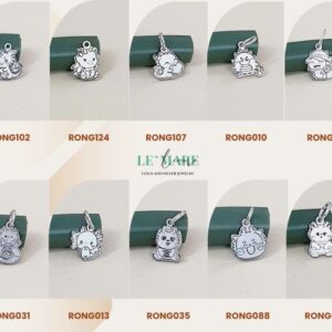 Dây chuyền dẹt bạc ta mặt con giáp Rồng Le'Mare Jewelry làm quà sinh nhật, đầy tháng, thôi nôi …. bé yêu - Dây Chuyền Bạc Trẻ Em Dây chuyền dẹt bạc ta mặt con giáp Rồng Le'Mare Jewelry làm quà sinh nhật, đầy tháng, thôi nôi …. bé yêu - Dây Chuyền Bạc Trẻ Em Le'mare Jewelry LMJ