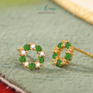 Khuyên tai bạc nữ BNKT25 Le'mare Jewelry LMJ