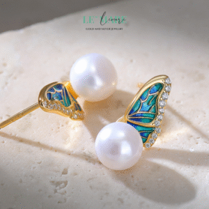 Khuyên tai bạc nữ BNKT39 Le'mare Jewelry LMJ
