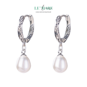 Khuyên tai bạc nữ BNKT70 Khuyên tai bạc nữ BNKT70 Le'mare Jewelry LMJ