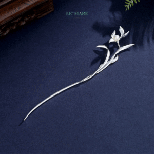 Trâm Cài Tóc Lan và Sương Mai – Thanh Thuần Cao Quý - Bạc S925 BNTC17 Trâm Cài Tóc Lan và Sương Mai – Thanh Thuần Cao Quý - Bạc S925 BNTC17 Le'mare Jewelry LMJ