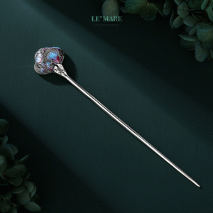 Trâm Cài Tóc Pháp Lam Hoa Trong Mây – Vẻ Đẹp Của Truyền Thống Giao Hòa Nghệ Thuật - Bạc S925 BNTC18 Trâm Cài Tóc Pháp Lam Hoa Trong Mây – Vẻ Đẹp Của Truyền Thống Giao Hòa Nghệ Thuật - Bạc S925 BNTC18 Le'mare Jewelry LMJ