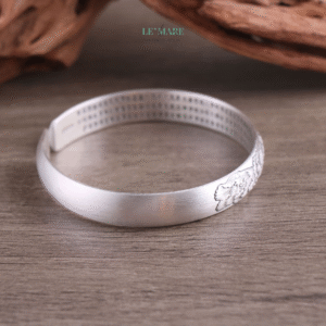 Vòng Tay Bạc Nữ Sen Thủy BNVT47 Vòng Tay Bạc Nữ Sen Thủy BNVT47 Le'mare Jewelry LMJ