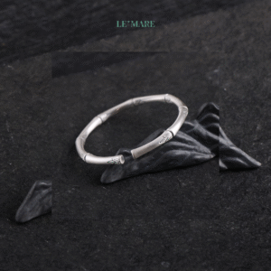 Vòng Tay Bạc Nữ Trúc Quang BNVT50 Le'mare Jewelry LMJ