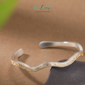 Nguyệt Kim – Vòng Tay Bạc Nữ Nhẹ Tựa Ánh Trăng, Sáng Như Sắc Vàng BNVT09 Nguyệt Kim – Vòng Tay Bạc Nữ Nhẹ Tựa Ánh Trăng, Sáng Như Sắc Vàng BNVT09 Le'mare Jewelry LMJ